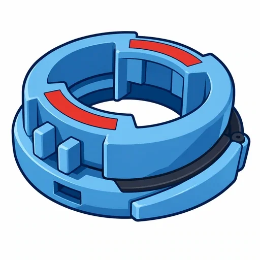 Flat Icon: Engine Stopper Base