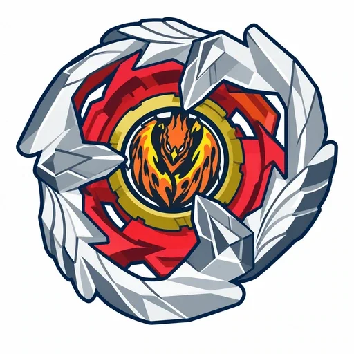 Flat Icon: Phoenix Feather