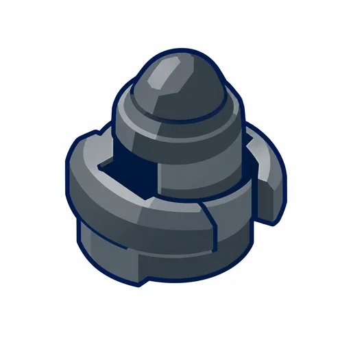 Flat Icon: Metal Ball