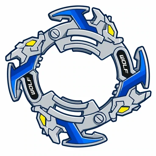 Flat Icon: Reverse Wolf