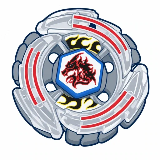 Flat Icon der Baugruppe: Lightning L-Drago