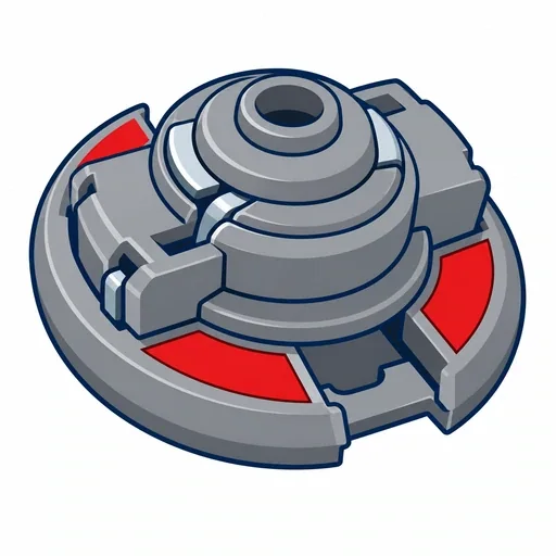 Flat Icon: Full Auto Clutch Base