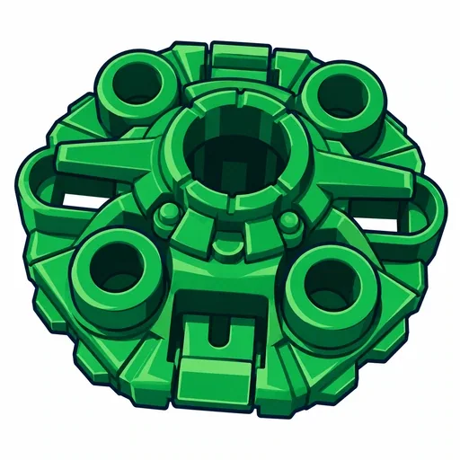Flat Icon: Fortress Base