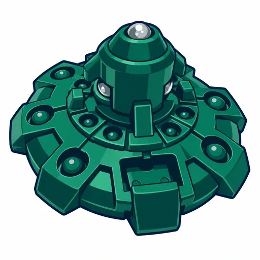Flat Icon: Viper Metal Ball Base