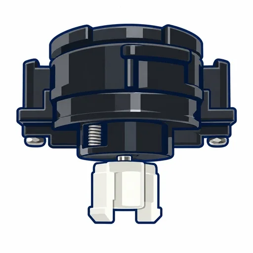 Flat Icon: Left Engine Gear (Turbo)