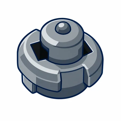 Flat Icon: Metal Sharp