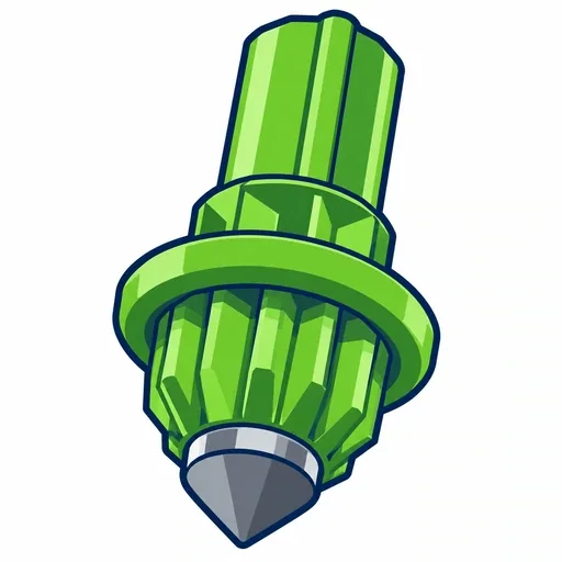 Flat Icon: Metal Needle