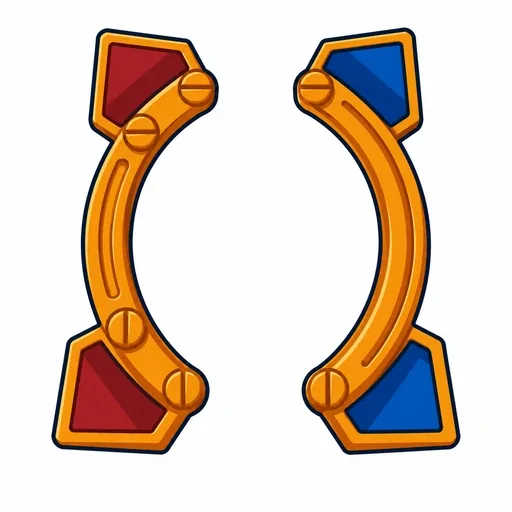 Flat Icon: Cross Attack