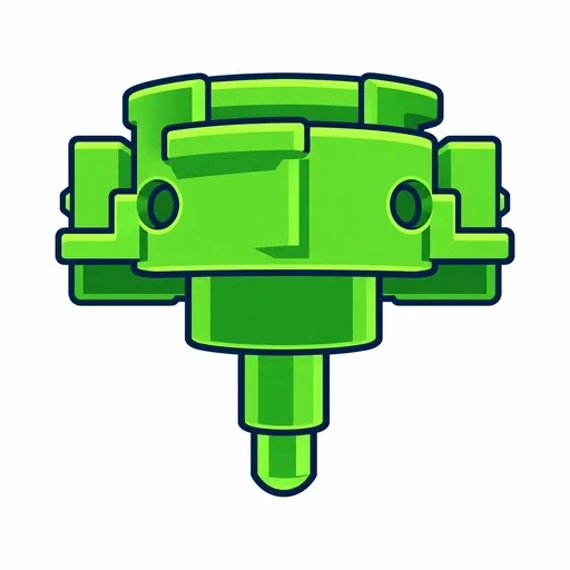 Flat Icon: Heavy Metal Gear