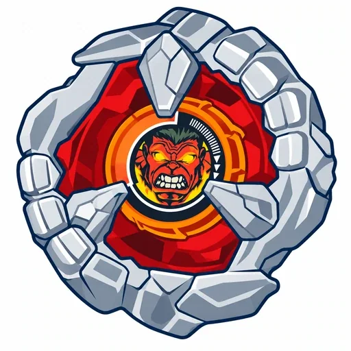 Flat Icon: Red Hulk